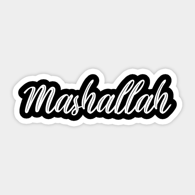 Mashallah - die Hübsche - Jugendwort des Jahres Sticker by sweetczak